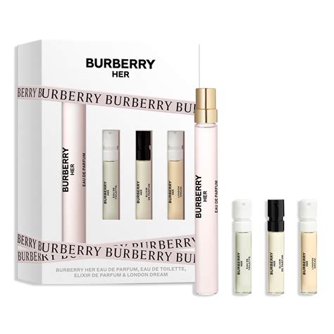 burberry her discovery gift set.